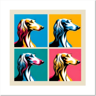 Saluki Pop Art - Dog Lovers Posters and Art